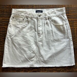 J. Crew JCREW Off-White Denim skirt size 28